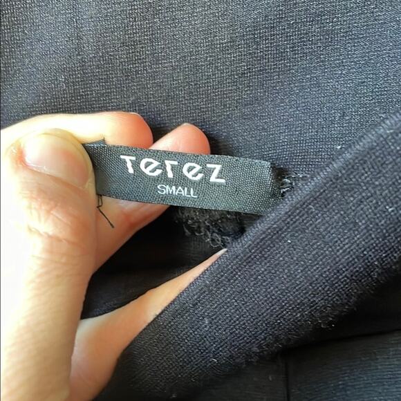 Black Boot Cut Flare Pants with Elastic Waistband - Picture 2 of 5